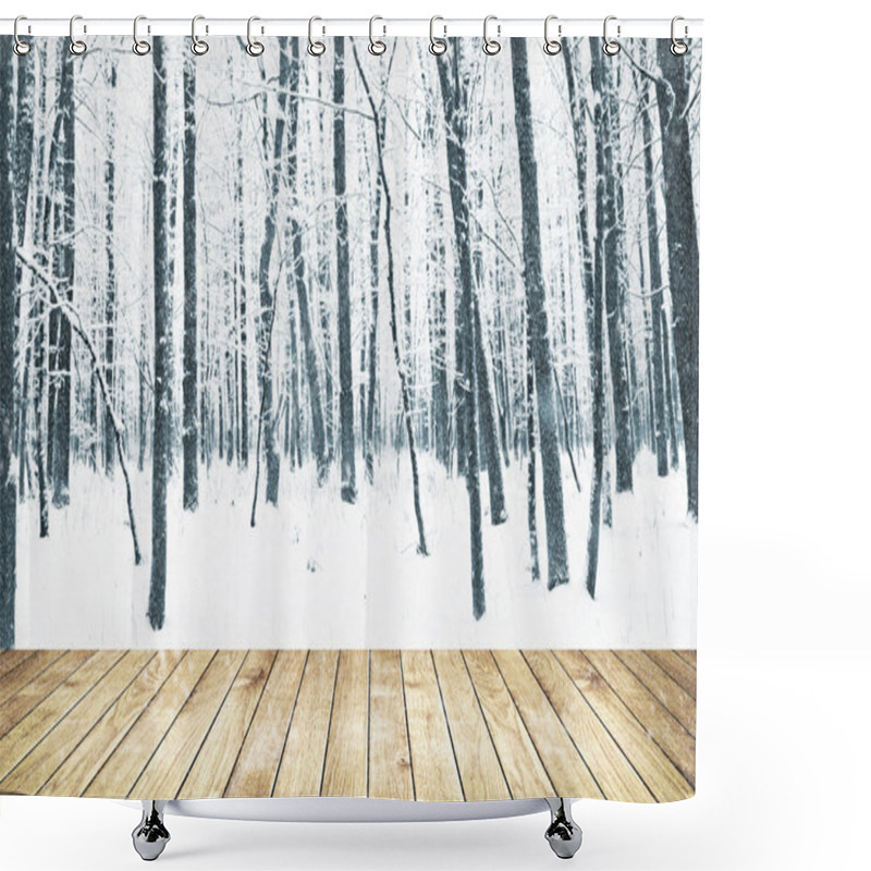 Personality  Forest Shower Curtains