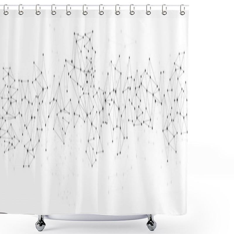 Personality  Communication Social Banner. Shower Curtains