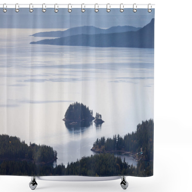 Personality  Sunshine Coast Fiords And Pacific Ocean BC Canada Shower Curtains