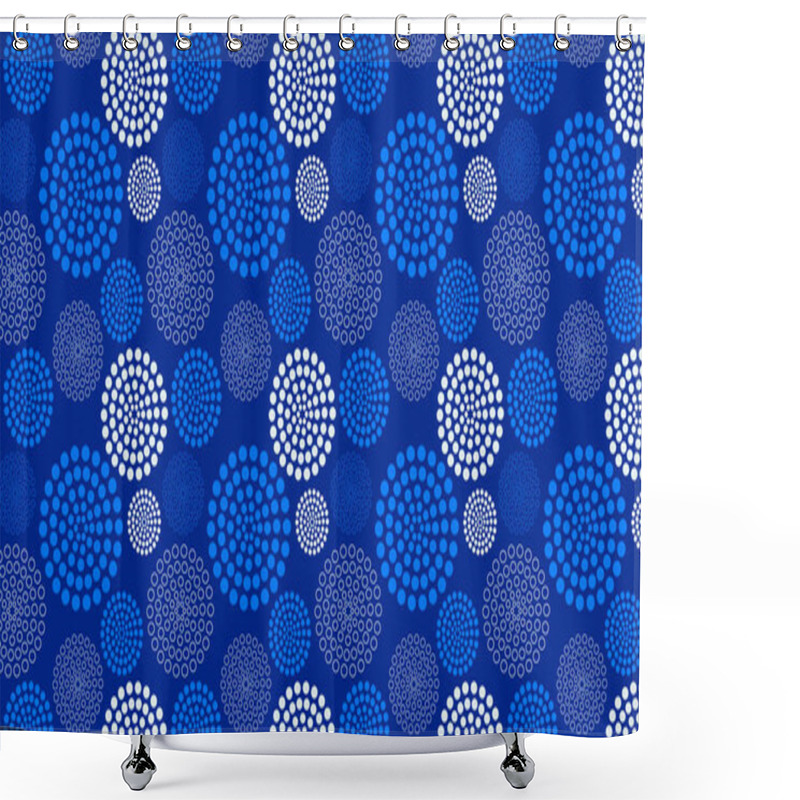 Personality  Abstract Circle Pattern Vector Illustration  Shower Curtains