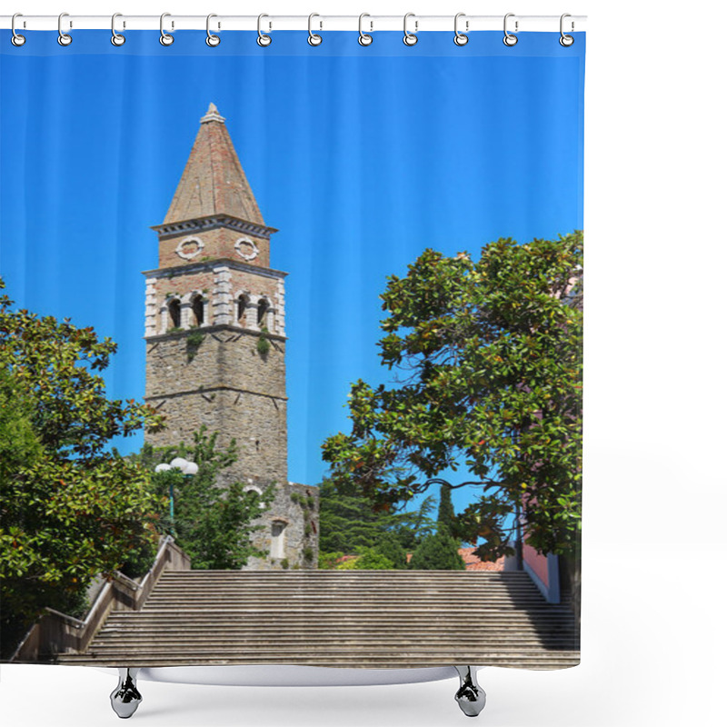 Personality  St. Bernardin Church In Portoroz, Slovenia Shower Curtains