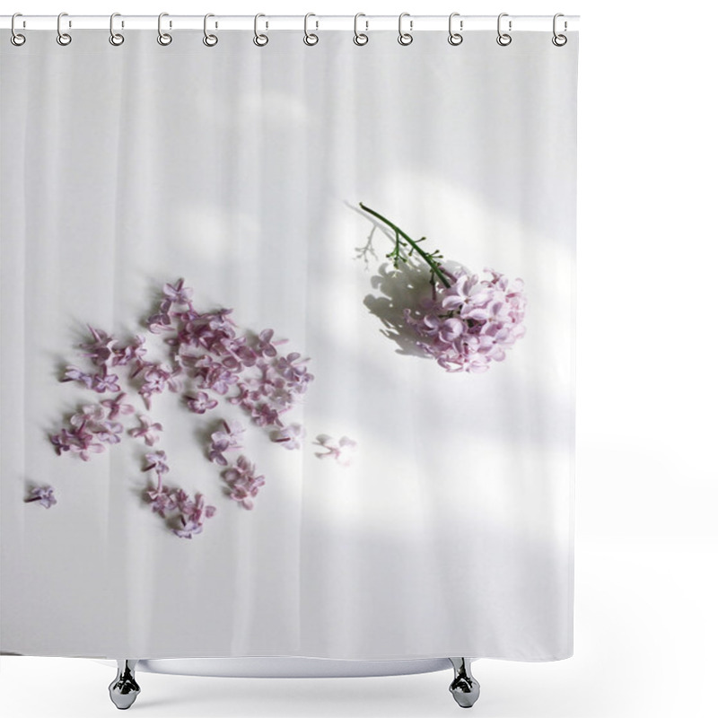 Personality  Lilac Flowers Shower Curtains