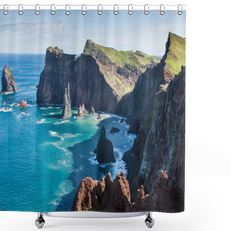 Personality  East Coast Of Madeira Island ? Ponta De Sao Lourenco Shower Curtains