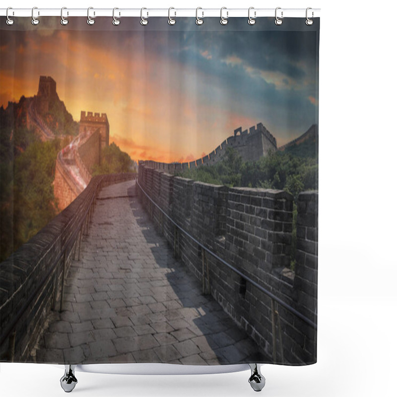 Personality  Great Chinese Wall  Shower Curtains