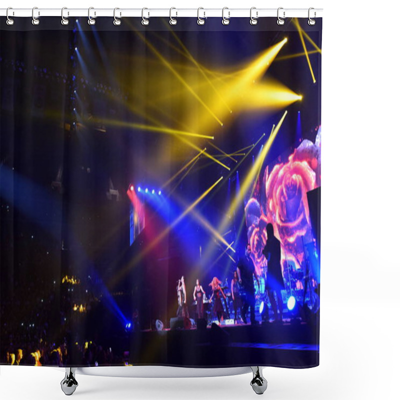 Personality  Viktor Drobysh 50th Year Birthday Concert  Shower Curtains