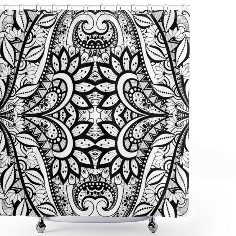 Personality  Abstract Tribal Pattern Shower Curtains