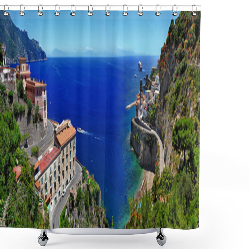 Personality  Amalfi Coast Shower Curtains