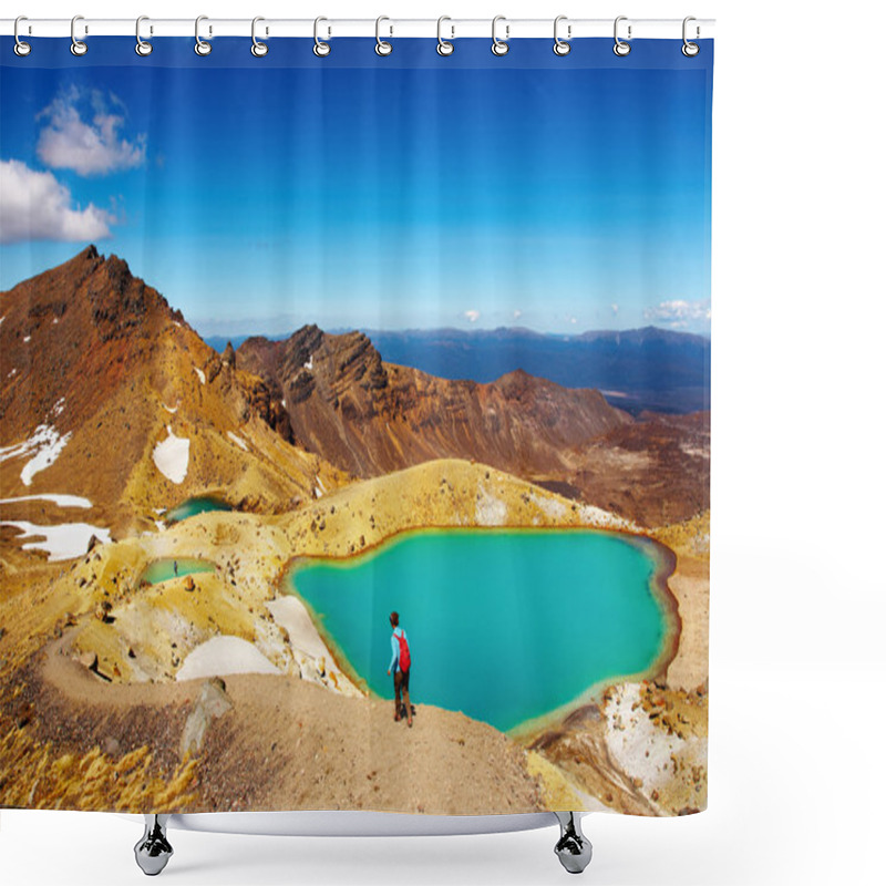 Personality  Tongariro National Park, New Zealand Shower Curtains