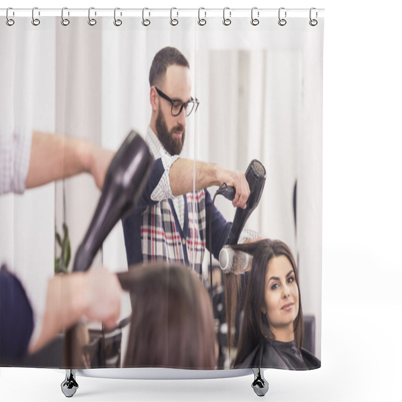 Personality  Hairdresser's Shower Curtains