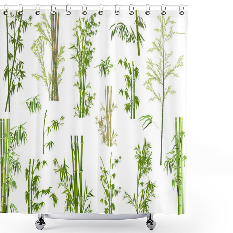 Personality  Bamboo Branches Shower Curtains