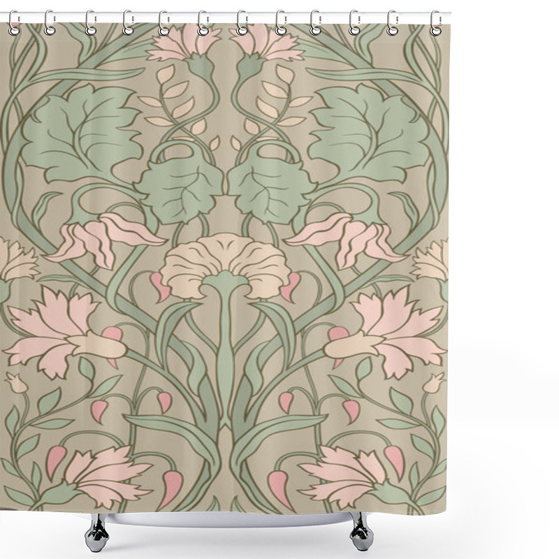 Personality  Floral Pattern For Wallpaper. Shower Curtains