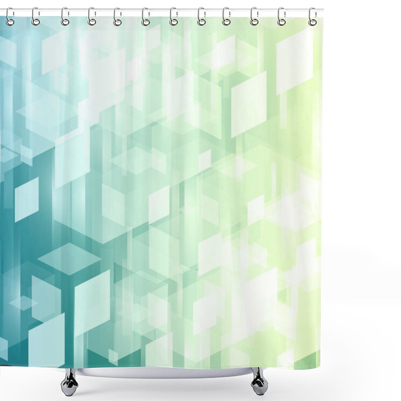 Personality  Abstract Technology Futuristic Lines Vector Background  Shower Curtains