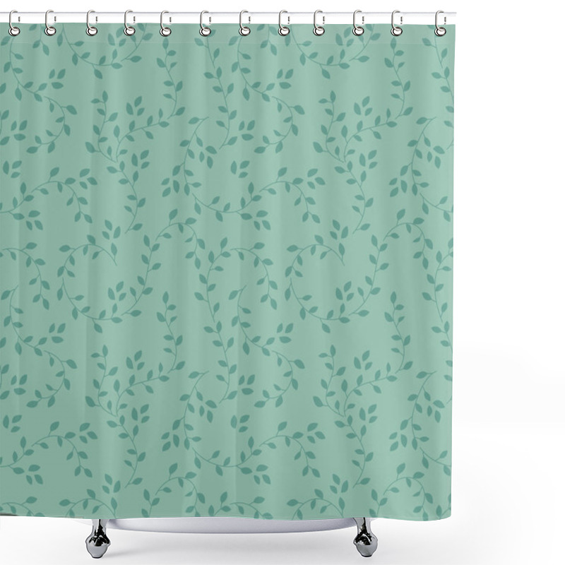 Personality  Branches With Leaves Pattern Shower Curtains