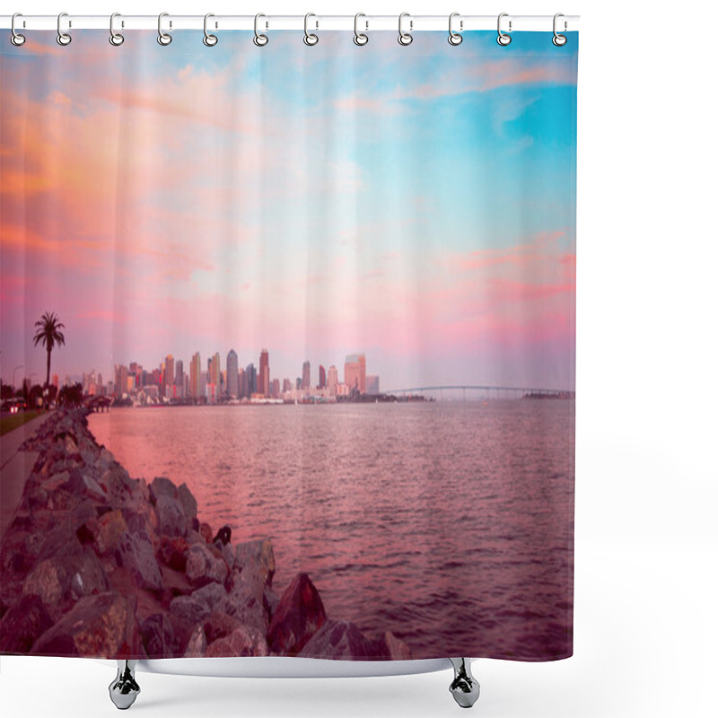 Personality  San Diego California Shower Curtains