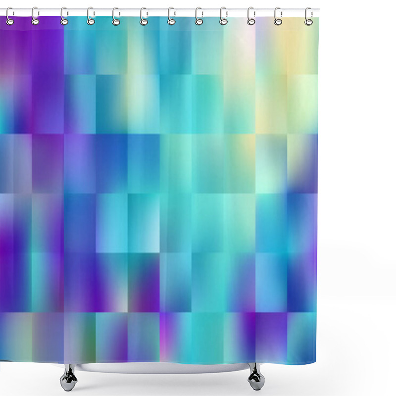 Personality  Eye-catching Abstract Gradient Background Featuring Vibrant Blue And Purple Hues, Perfect For Digital Design And Creative Projects. Shower Curtains