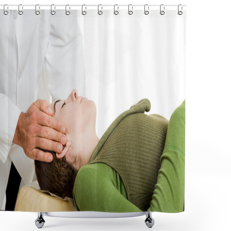 Personality  Gentle Chiropractic Care Shower Curtains