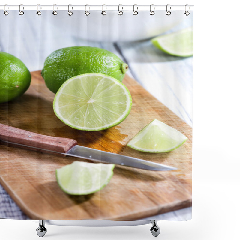 Personality  Fresh Tropical  Limes Shower Curtains