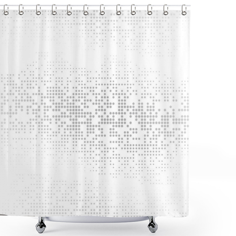 Personality  Abstract Dotted Background Shower Curtains