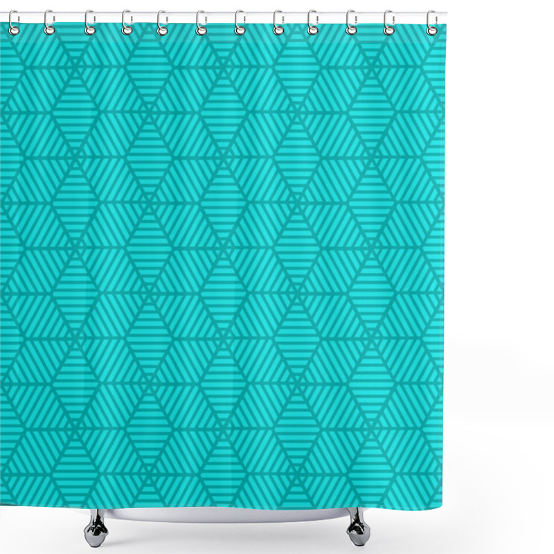 Personality  Seamless Geometric Pattern Shower Curtains