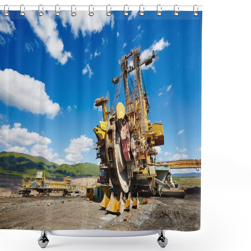 Personality  Coal Mine Shower Curtains