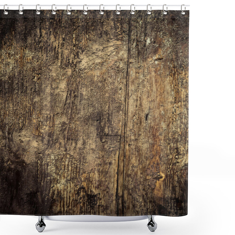 Personality  Wood Panel Shower Curtains