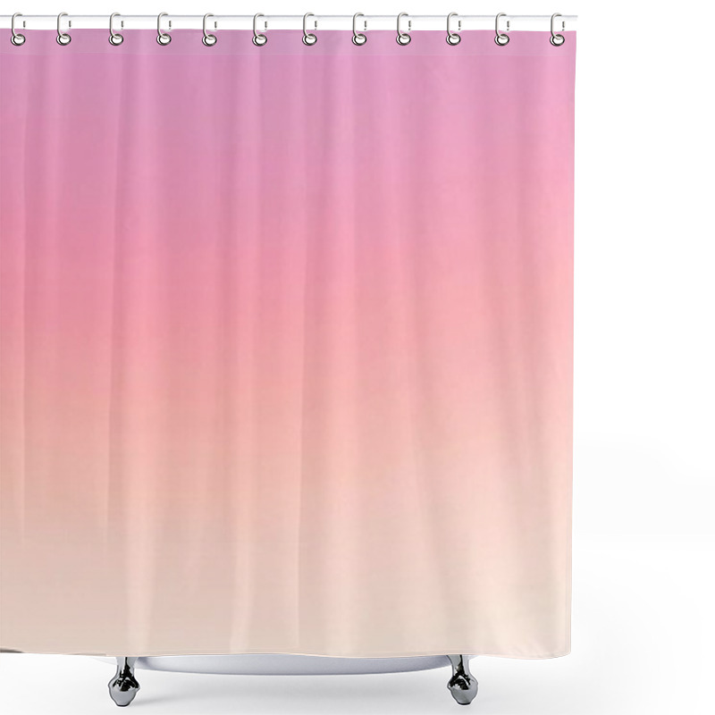 Personality  Soft Pink And Peach Gradient Minimalist Background Shower Curtains