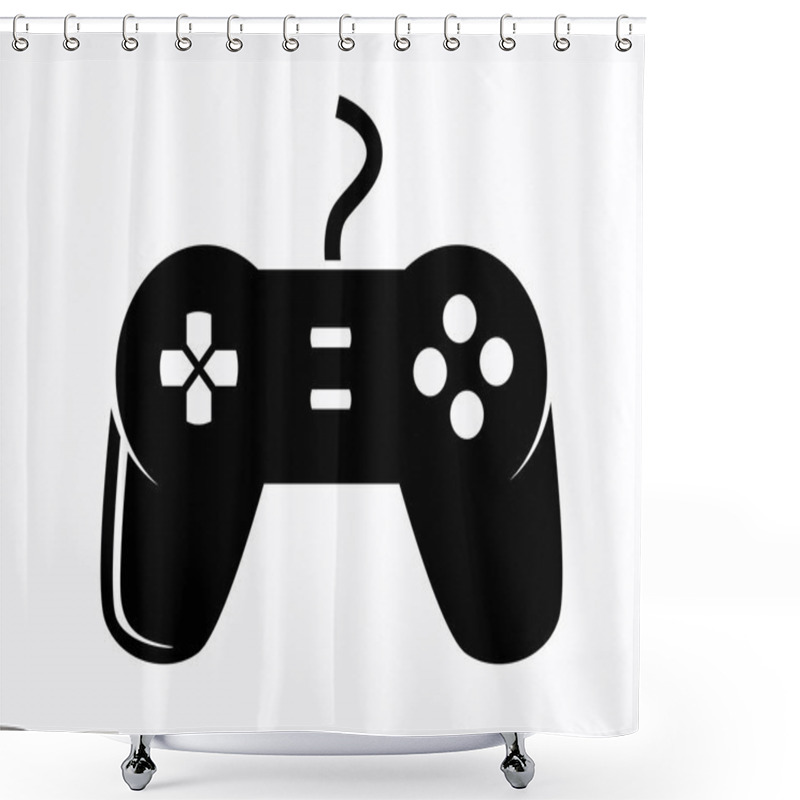 Personality  Video Game Icon Shower Curtains