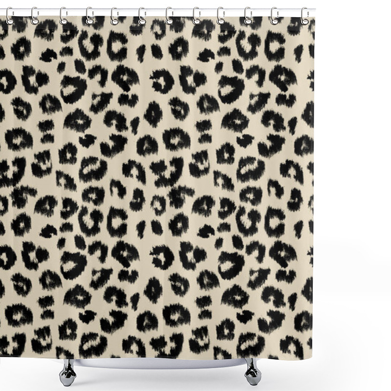 Personality  Leopard Skin Pattern Texture; Fashionable Print Shower Curtains