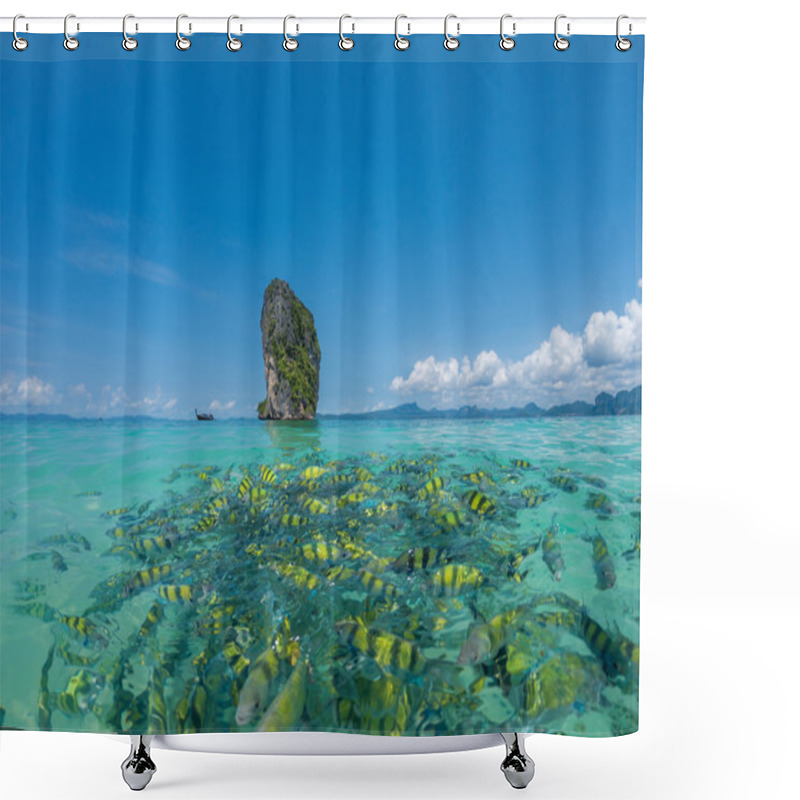 Personality  Beach In Krabi Thailand Shower Curtains