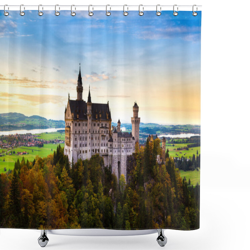 Personality  Neuschwanstein Castle In Gernamy Shower Curtains