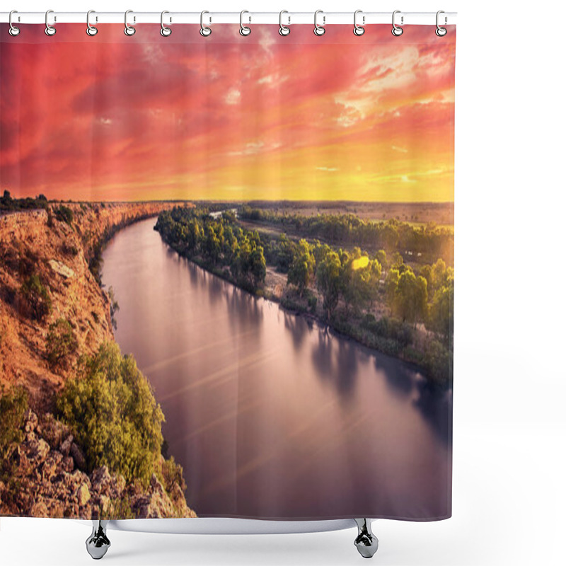 Personality  River Glory Shower Curtains