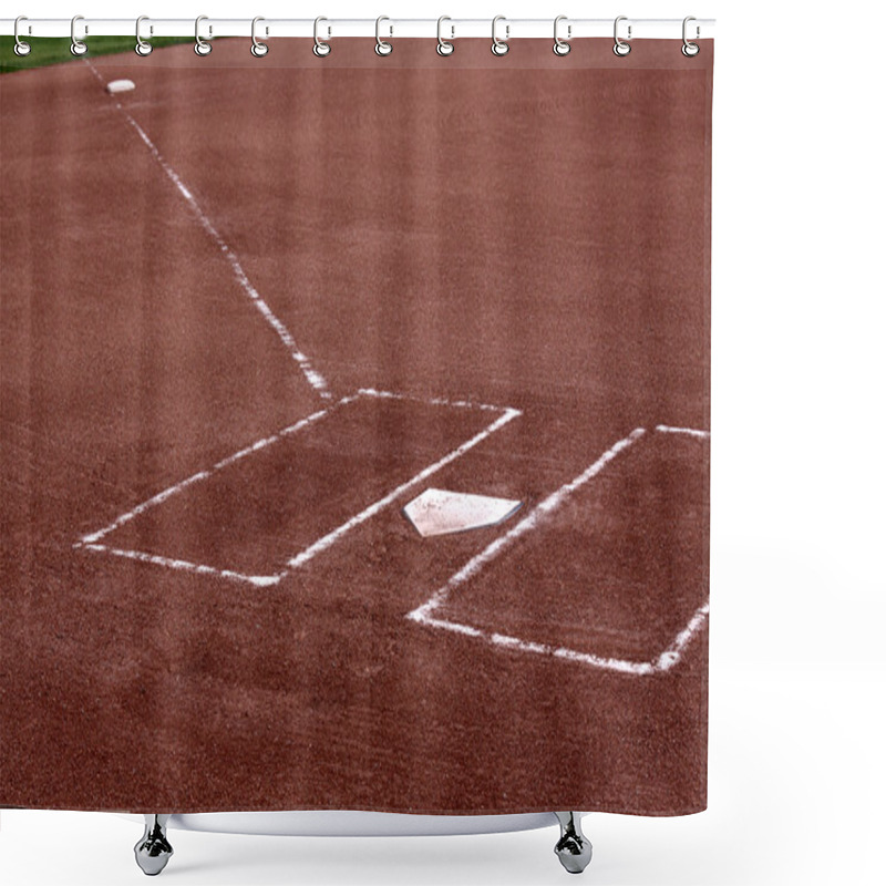 Personality  Clay Batters Boxes Shower Curtains