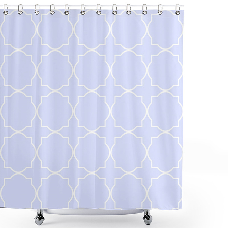 Personality  Quatrefoil Geometric Seamless Pattern Shower Curtains