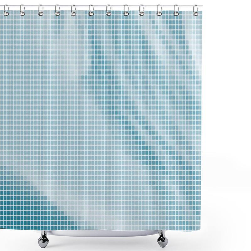 Personality  Abstract Mosaic Background Shower Curtains