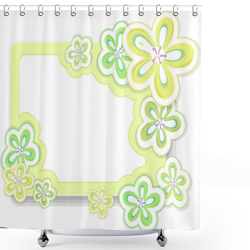 Personality  Leafy Template Shower Curtains