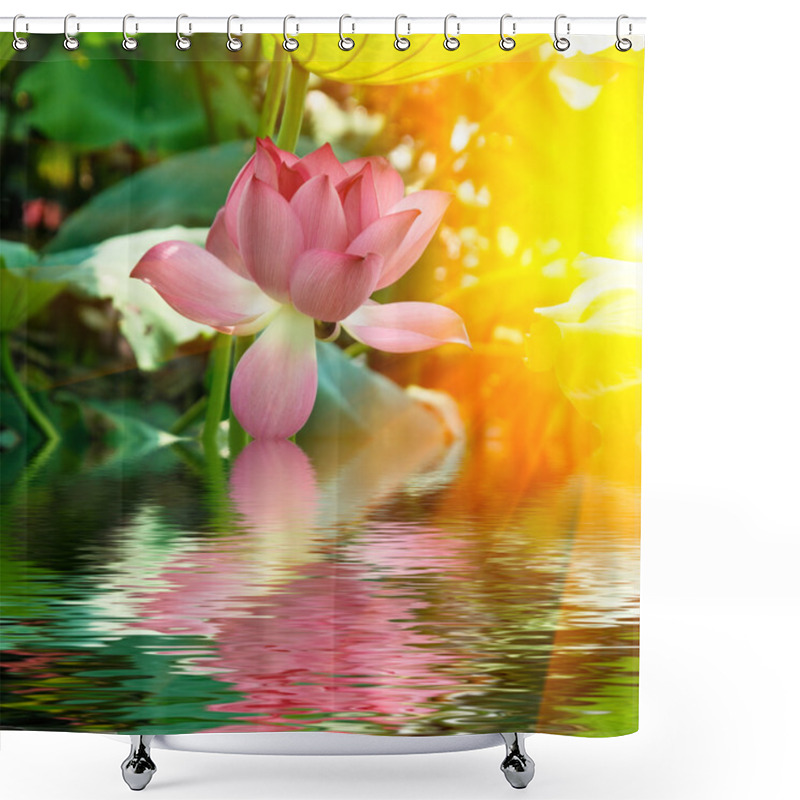 Personality  Lotus Shower Curtains