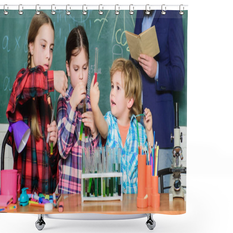 Personality  Promote Scientific Interests. Practical Knowledge. Teaching Kids Sharing Important Knowledge. With Experience Comes Knowledge. Formal Education. Chemistry Classes. Group Interaction And Communication Shower Curtains