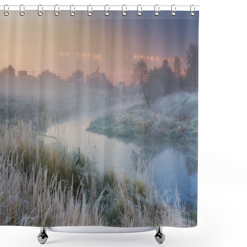 Personality  Misty Morning Shower Curtains