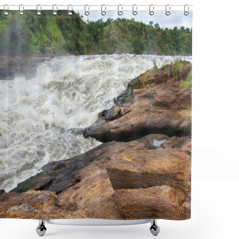 Personality  Whitewater At The Murchison Falls Shower Curtains