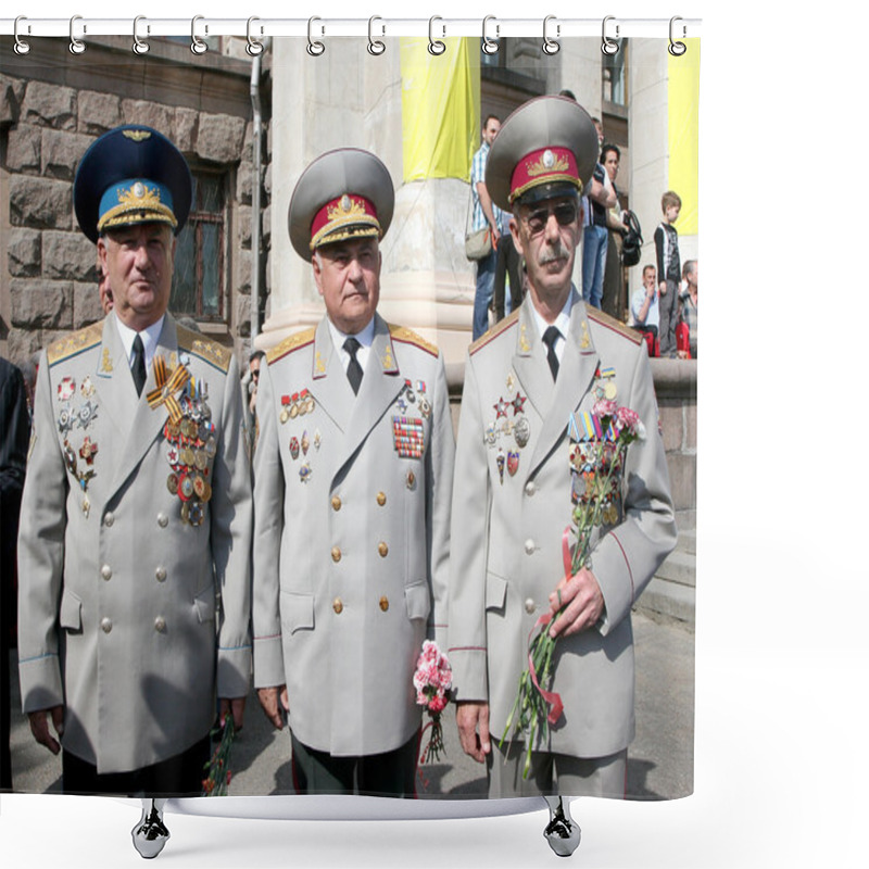 Personality  ODESSA MAY 4 : Events To Commemorate The Anniversary Of The Vict Shower Curtains