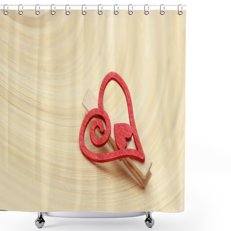 Personality  Heart Symbol Shower Curtains