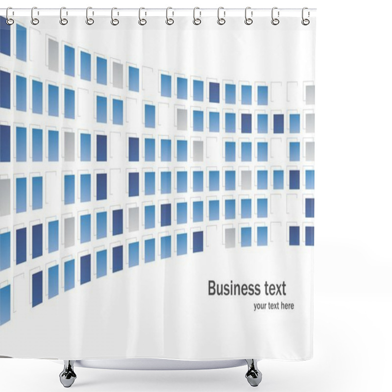 Personality  Business Abstract Background Shower Curtains