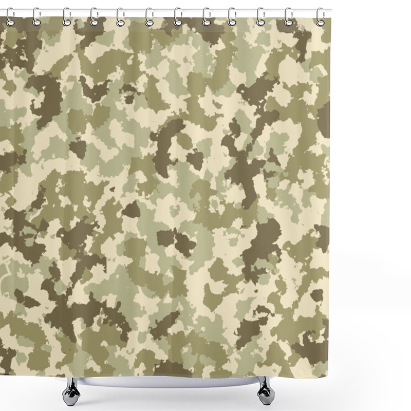 Personality  Vector Camouflage Pattern Shower Curtains