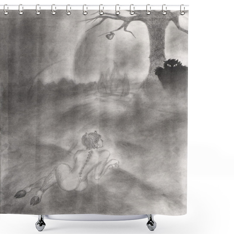 Personality  Beauty And The Beast Shower Curtains