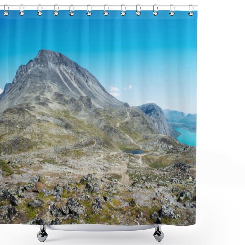 Personality  Besseggen Ridge In Summer In Jotunheimen National Park, Norway Shower Curtains