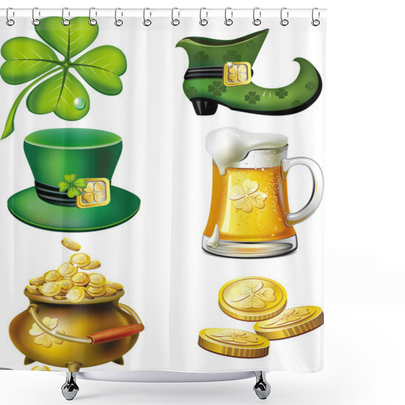 Personality  St. Patrick's Day Set Shower Curtains