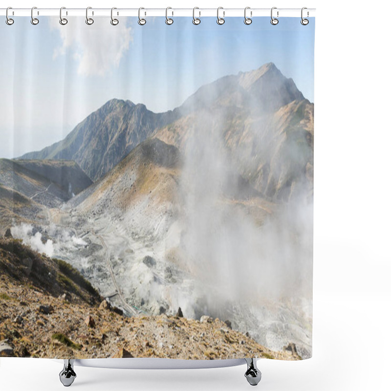 Personality  Hot Springs In Tateyama Shower Curtains