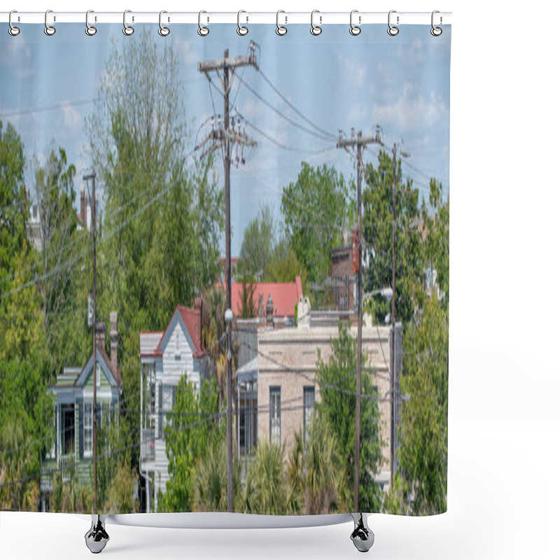 Personality  Ancient Buildings Of Charleston, SC. Shower Curtains