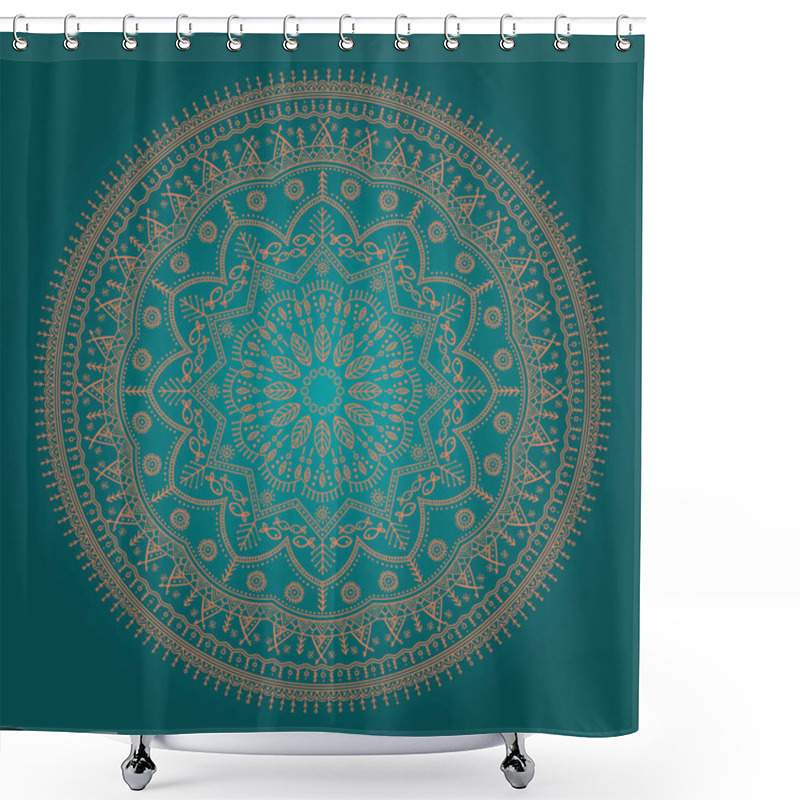 Personality  Beautiful Ethnic Mandala Shower Curtains