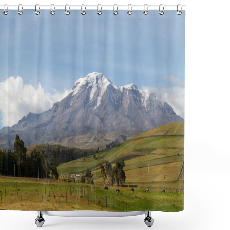 Personality  Volcano Chimborazo, Ecuador Shower Curtains